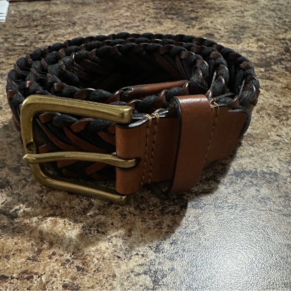 Cole Hann Two-tone Leather Men’s Belt Size S